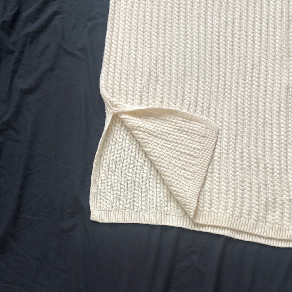 Massimo Dutti Ivory Ribbed Sweater - Picture 8 of 11
